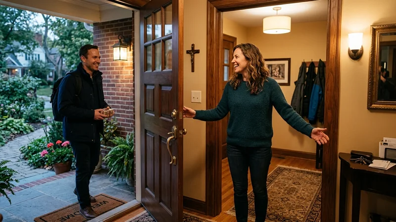 Bendición de la puerta del hogar para proteger la familia